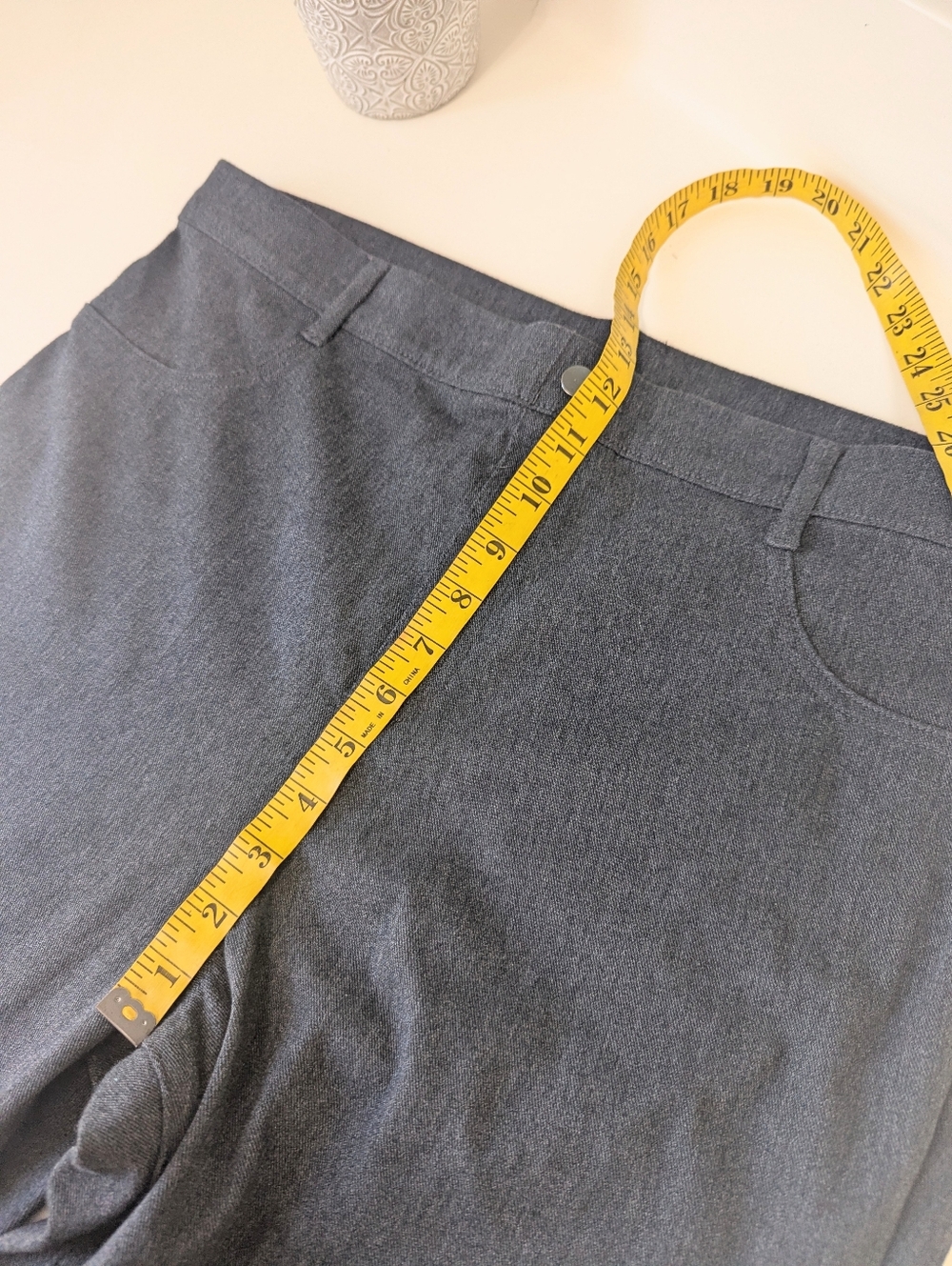 Dark Charcoal Skinny Pants Time & Tru XXL 20 - Picture 4 of 7